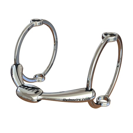 Polo Gag Bit With Normal Plate & 67mm Rings 5-1/2